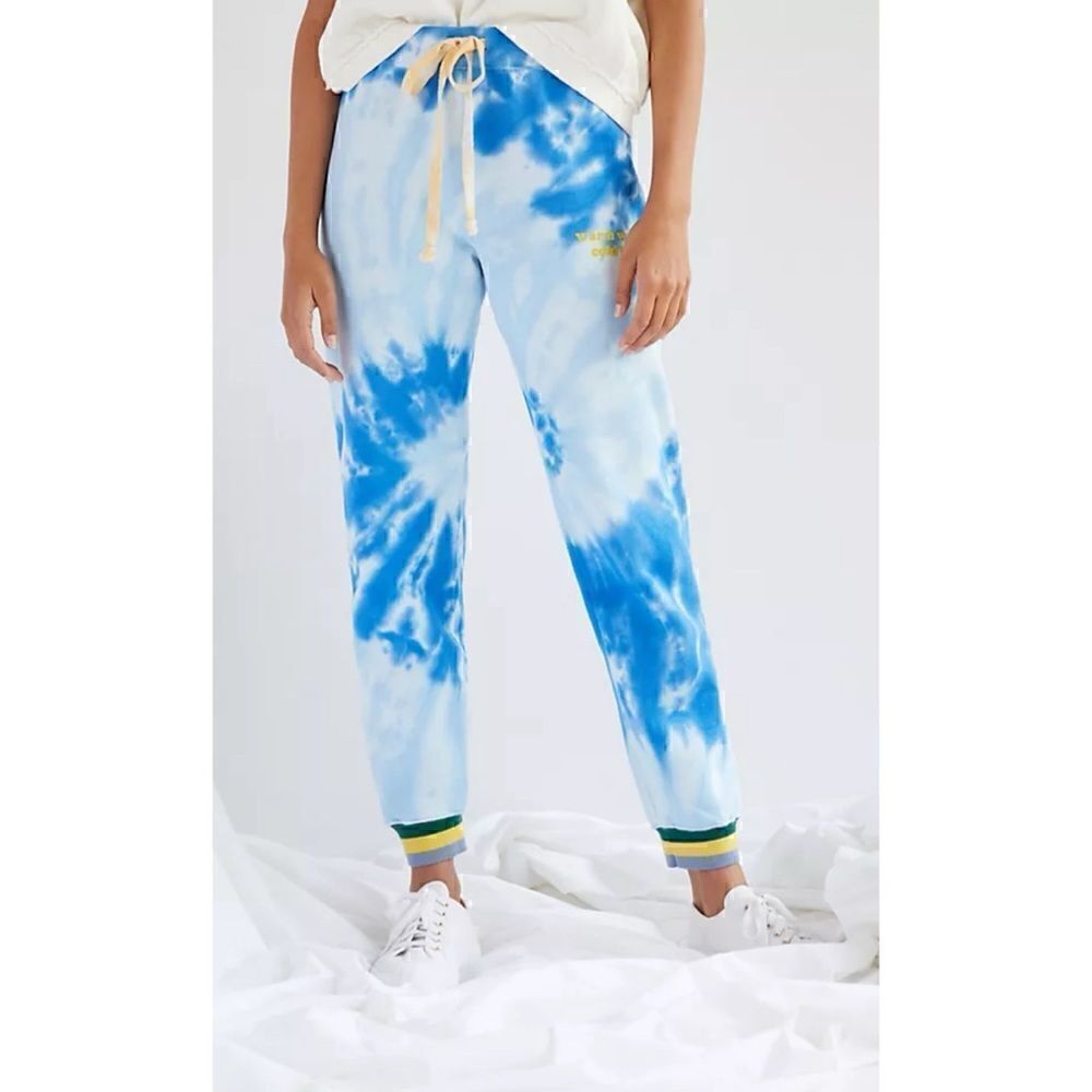 WARM FUN WARM & SUNNY CHILL SWEATPANT Tie-Dye Joggers Size M Made in USA